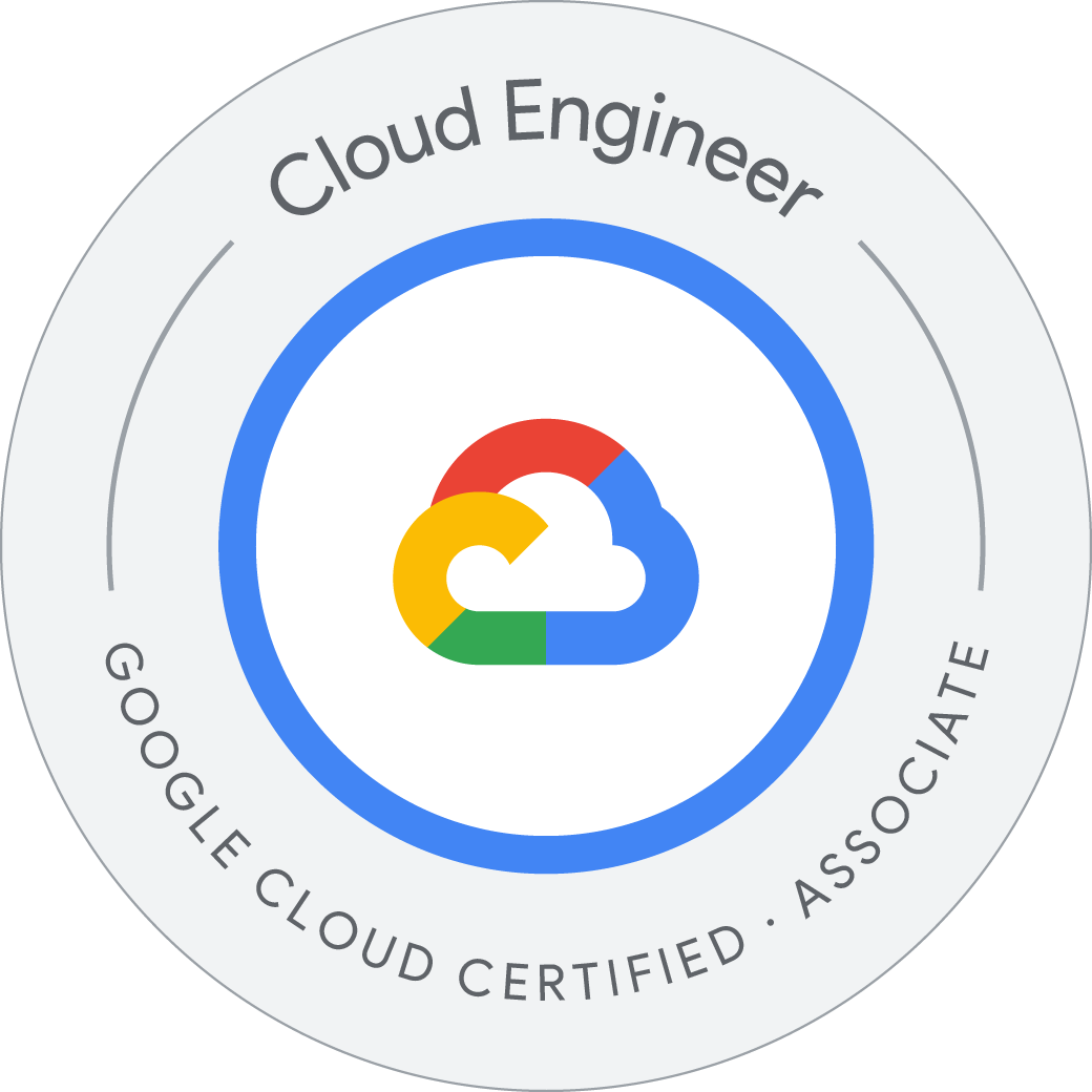 Google Associate Cloud Engineer badge